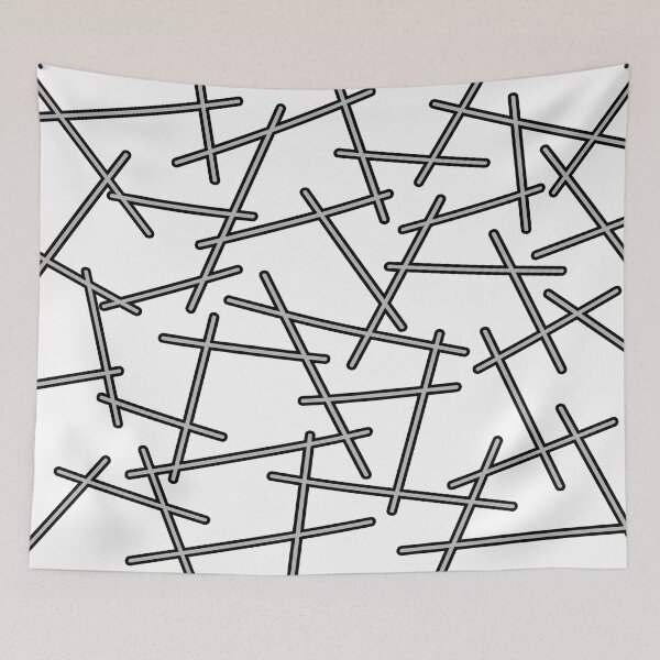 Item preview, Abstract geometric pattern - gray designed and sold by K.S ART.