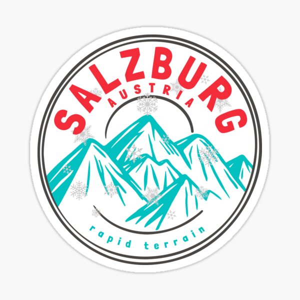 "Winter in Salzburg, Austria" Sticker for Sale by RapidTerrain | Redbubble