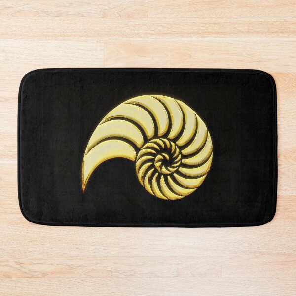Item preview, snail shell spiral shape | Fibonacci golden illustration designed and sold by KARTICK DUTTA.