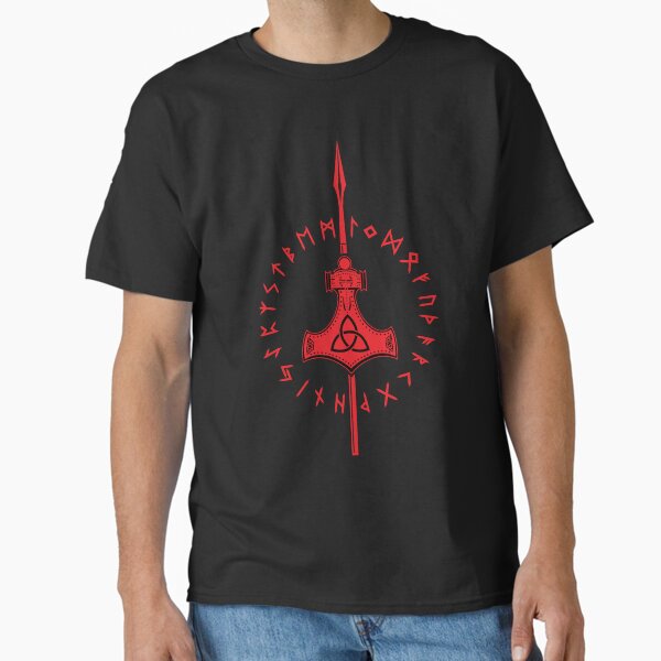 Item preview, Norse Spear - Mjolnir (Red) designed and sold by Gumless.