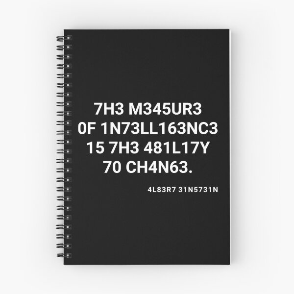 Item preview, The measure of intelligence is the ability to change designed and sold by ShirtBricks.