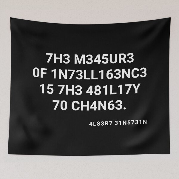 Item preview, The measure of intelligence is the ability to change designed and sold by ShirtBricks.
