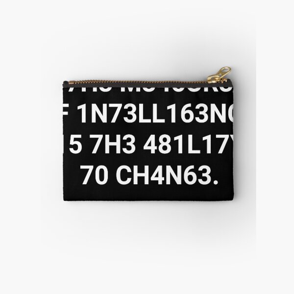 Item preview, The measure of intelligence is the ability to change designed and sold by ShirtBricks.