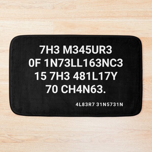 Item preview, The measure of intelligence is the ability to change designed and sold by ShirtBricks.