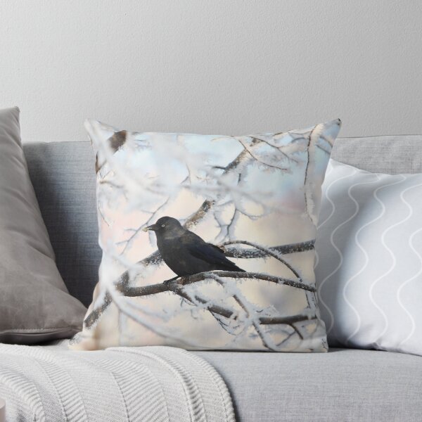 Item preview, crow on snow-covered tree designed and sold by mrivserg.