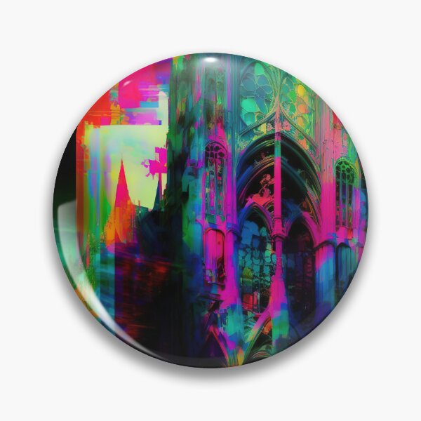 Artikelvorschau, Glitchy-Kathedrale entworfen und verkauft von Definitelycole.