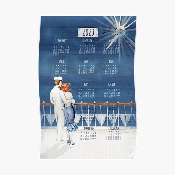"The Roaring 20s 2023 Calendar" Poster for Sale by MerryMakewell