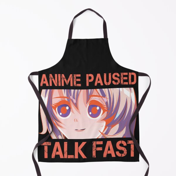 Item preview, Anime Paused Talk Fast Design designed and sold by RepublicOfFire.