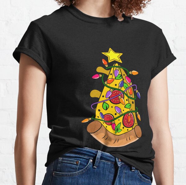 christmas pizza shirt