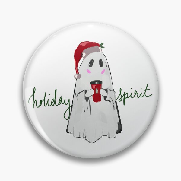 Item preview, Holiday Spirit Ghost with Santa Hat designed and sold by royaldesigns28.