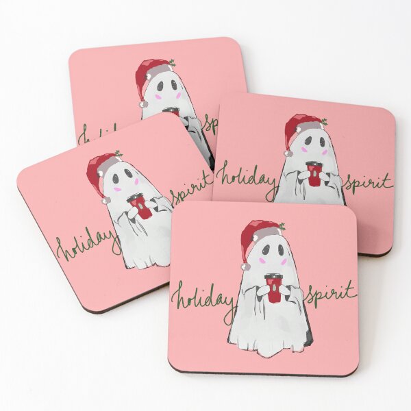 Item preview, Holiday Spirit Ghost with Santa Hat designed and sold by royaldesigns28.