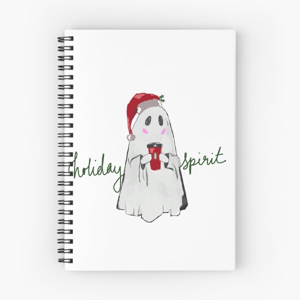 Item preview, Holiday Spirit Ghost with Santa Hat designed and sold by royaldesigns28.