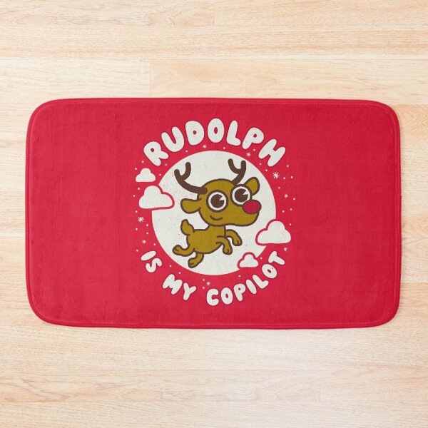Item preview, Rudolph is my copilot  - Funny Saying Christmas Holidays Kawaii Style Reindeer  designed and sold by WeirdPunderful.