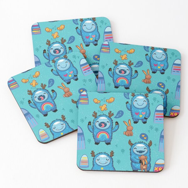 Item preview, Blue forest monsters designed and sold by PenguinHouse.