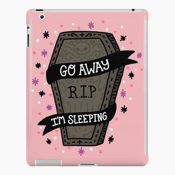 Go Away I'm Sleeping Coffin iPad Snap Case