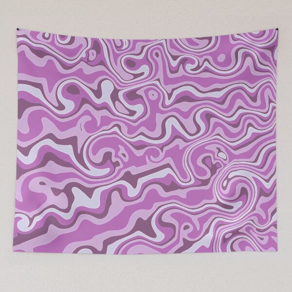 Item preview, Bumpy Lines Liquid Swirl Lines Funky Modern Abstract Art 2 of 6 designed and sold by Beachy.