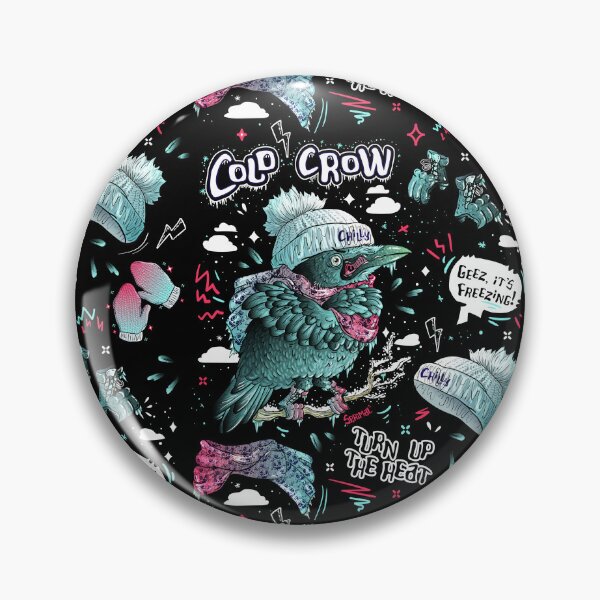 Item preview, Cold Crow repeat pattern designed and sold by SPIRIMAL.