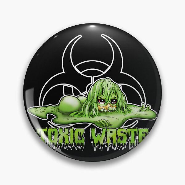 Item preview, Toxic Waste Ooze Girl with Biohazard Symbol text designed and sold by iduzarts.