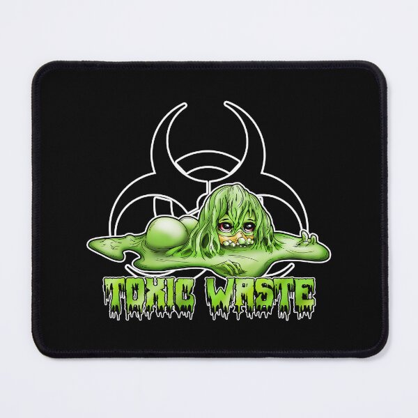 Item preview, Toxic Waste Ooze Girl with Biohazard Symbol text designed and sold by iduzarts.