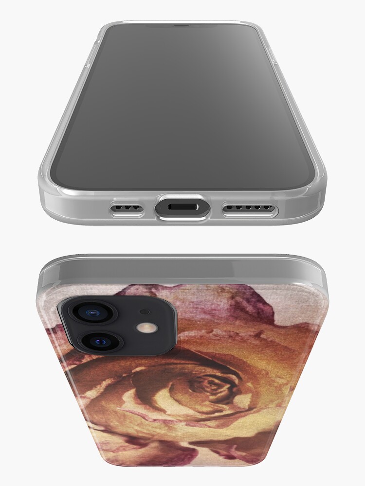 Alternate view of Rose in Time - Flower Lovers - Vintage Dusty Pink Rose Art iPhone Case & Cover