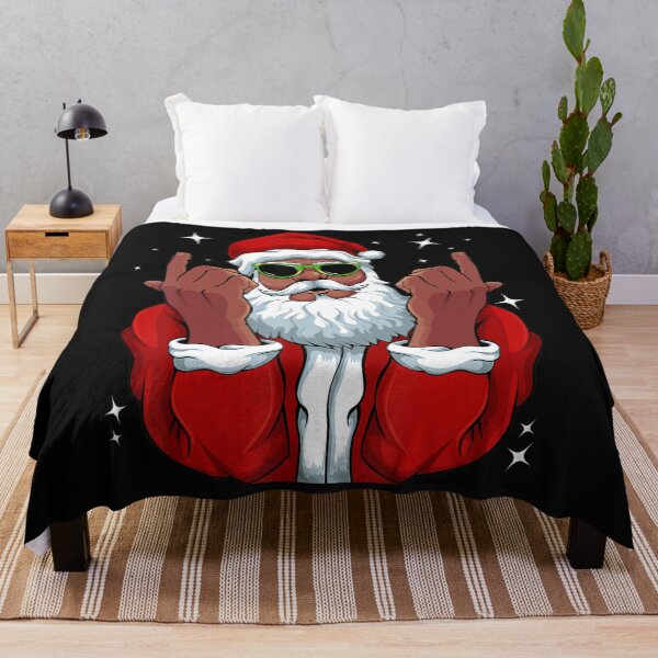 Item preview, African American Santa Christmas Pajama Cool Black designed and sold by vuhieustore.