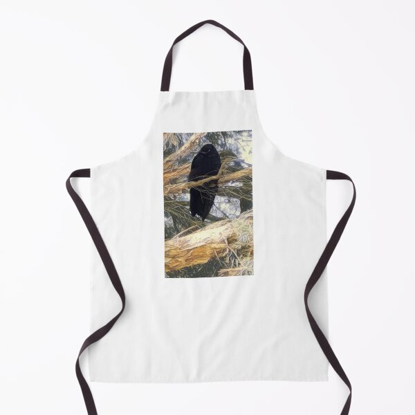 Item preview, Black raven in the tree designed and sold by FlossOrFi.