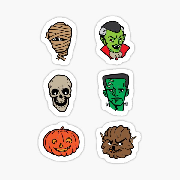 Scary monsters! Sticker