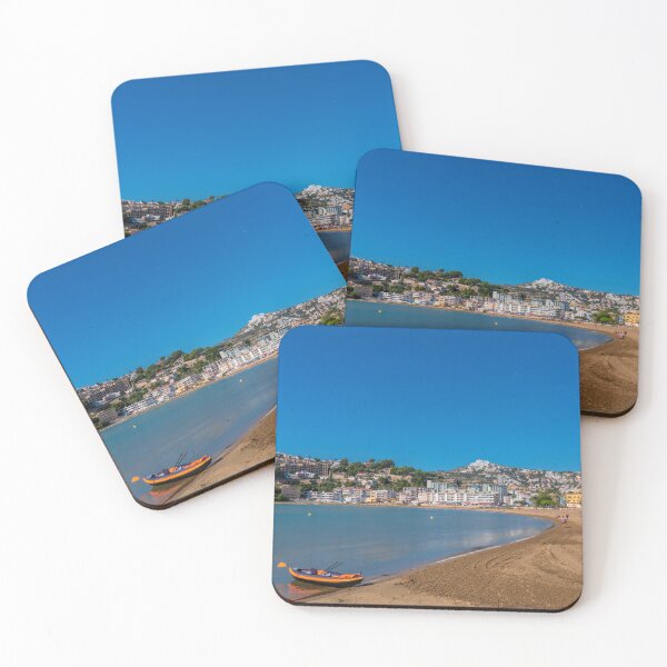 Item preview, Playa Sur Peniscola Spain Sandy Beach with Sea and Town designed and sold by acceleratorhams.