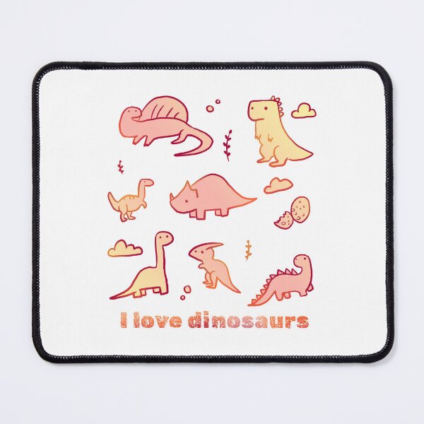 Item preview, Cute dinosaur doodles I love Dinosaurs designed and sold by Mayarart.