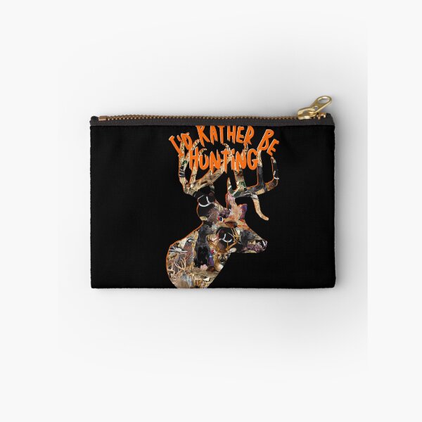 Item preview, I'd Rather Be Hunting, Whitetail Buck Deer, Wildlife Collage designed and sold by LifeCrush.
