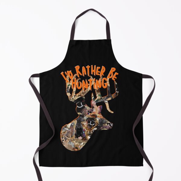 Item preview, I'd Rather Be Hunting, Whitetail Buck Deer, Wildlife Collage designed and sold by LifeCrush.