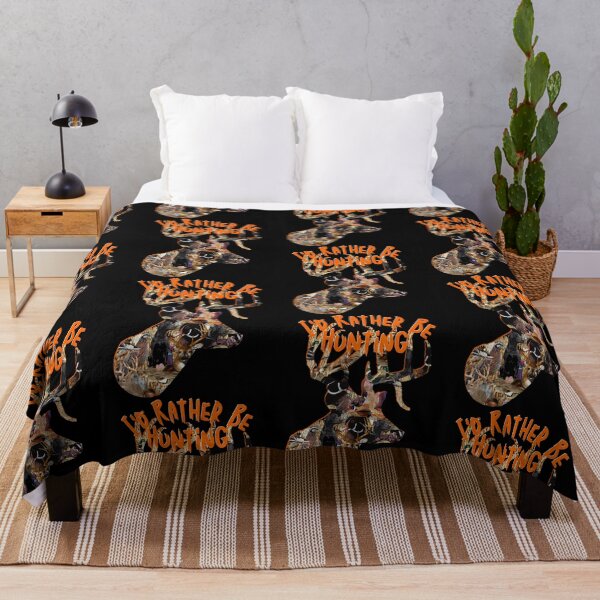 Item preview, I'd Rather Be Hunting, Whitetail Buck Deer, Wildlife Collage designed and sold by LifeCrush.