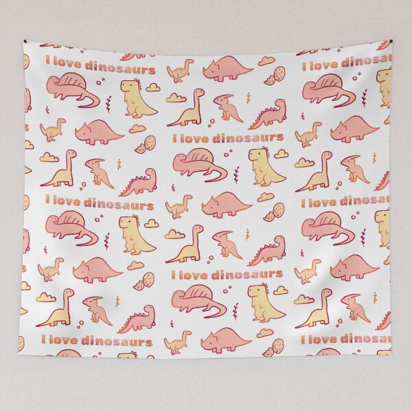 Item preview, Cute dinosaur doodles I love Dinosaurs  designed and sold by Mayarart.