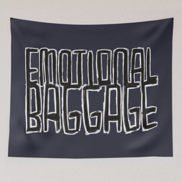 Item preview, Emotional Baggage designed and sold by badlydrawnbabe.