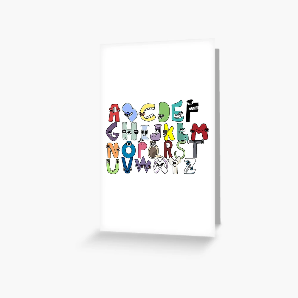 Villain Alphabet Lore Letter For Kids Greeting Card for Sale by MAKE YOUR  LIFE