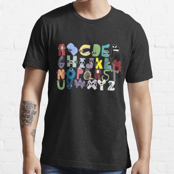  Emotion Letter Friend Alphabet Lore T-Shirt : Clothing