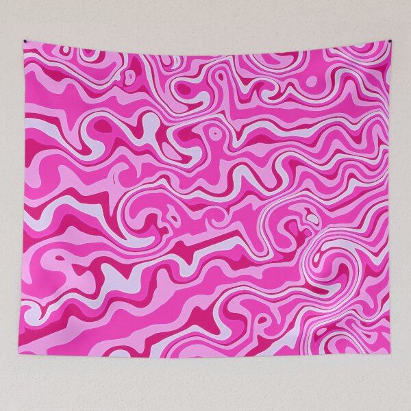 Item preview, Bumpy Lines Liquid Swirl Lines Funky Modern Abstract Art 3 of 6 designed and sold by Beachy.