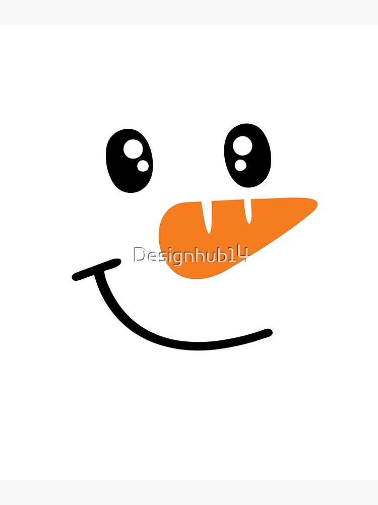 Frosty The Snowman Face | Photographic Print