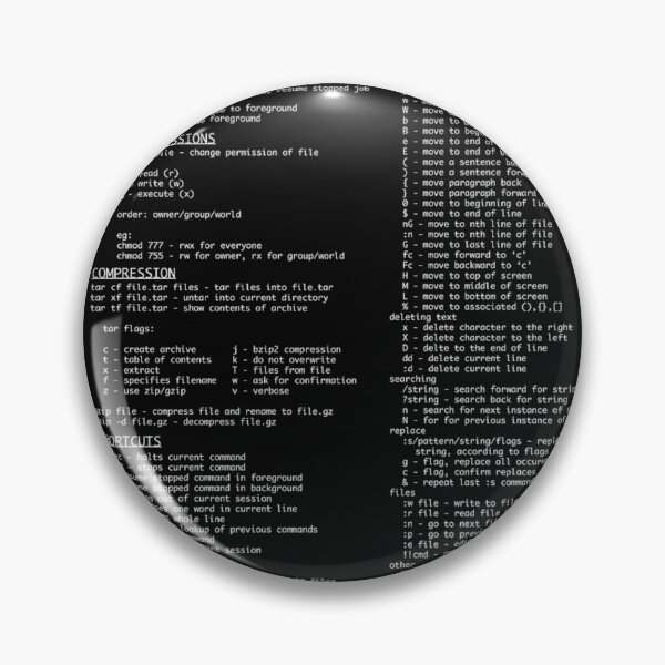 Item preview, Linux Cheat Sheet designed and sold by firebladee.