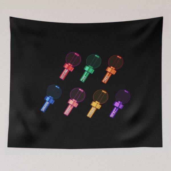 Item preview, Enha Member Lightsticks Color Coded Set   designed and sold by chiodiletoilu.