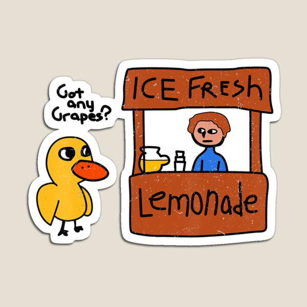 Item preview, Ice Fresh Lemonade Got Any Grapes Duck Funny designed and sold by hieuvustore.