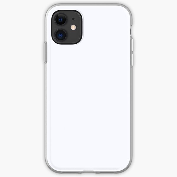 PLAIN SOLID GHOST WHITE - 100 WHITE AND NEUTRAL SHADES ON OZCUSHIONS iPhone Soft Case