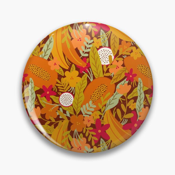 Item preview, Dragonfruit Florals Pattern designed and sold by PerpetualPanic.