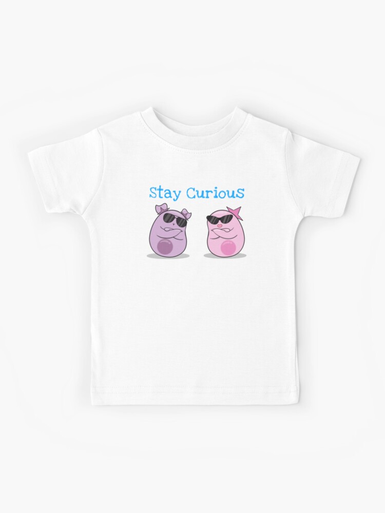 Thumbnail 1 of 2, Kids T-Shirt, Stay Curious! with the Amoeba Sisters designed and sold by amoebasisters.
