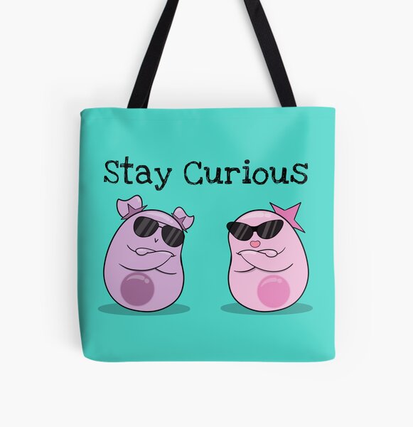 Artikel-Vorschau von Bleib neugierig! mit den Amöbenschwestern, designt und verkauft von The Amoeba Sisters Official Merch Shop.