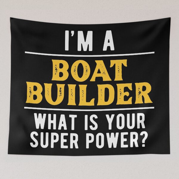 Item preview, Boat Builder Boatbuilding Super Powers designed and sold by NestaReign.
