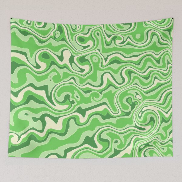 Item preview, Bumpy Lines Liquid Swirl Lines Funky Modern Abstract Art 4 of 6 designed and sold by Beachy.