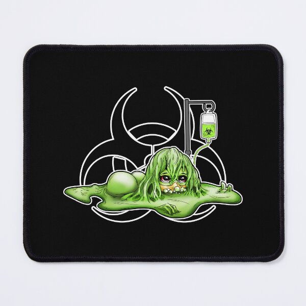 Item preview, Toxic Waste Ooze Girl with Biohazard Symbol IV Drip designed and sold by iduzarts.