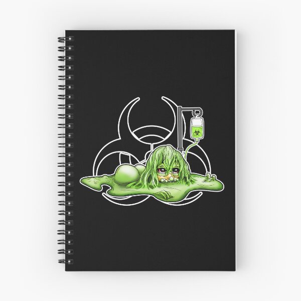 Item preview, Toxic Waste Ooze Girl with Biohazard Symbol IV Drip designed and sold by iduzarts.