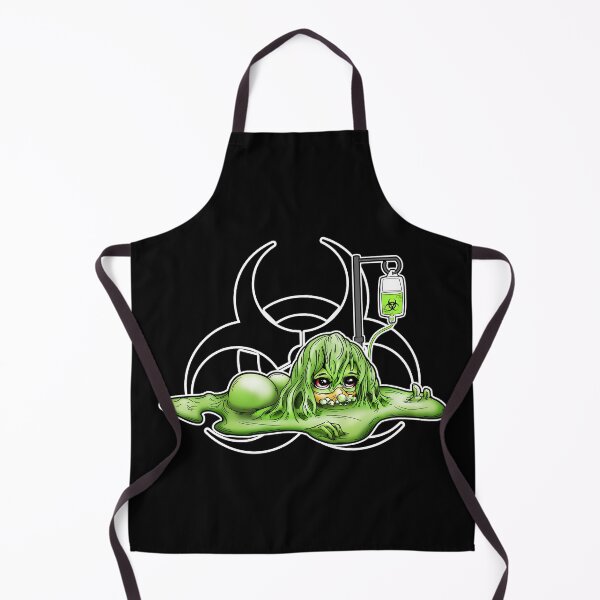 Item preview, Toxic Waste Ooze Girl with Biohazard Symbol IV Drip designed and sold by iduzarts.